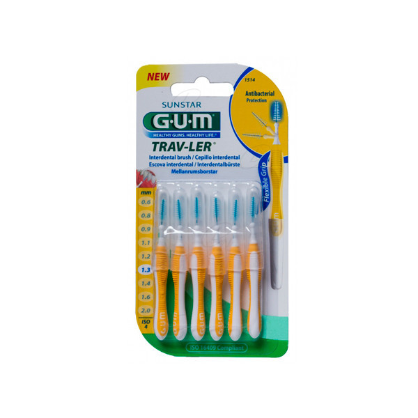 CEPILLO INTERDENTAL VIAJE EXTRAFINO 1.3 MM CONICO 6U