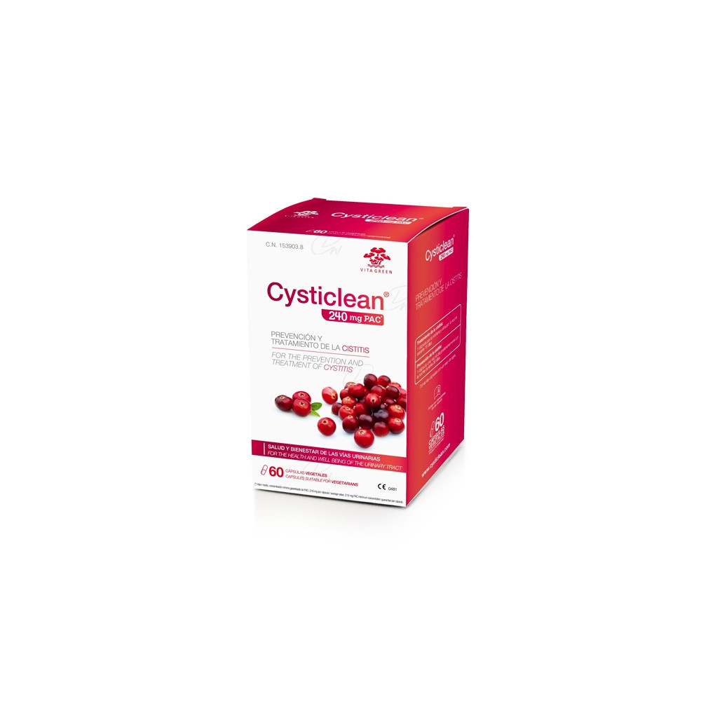 CYSTICLEAN 240 MG PAC 60 CAPSULAS