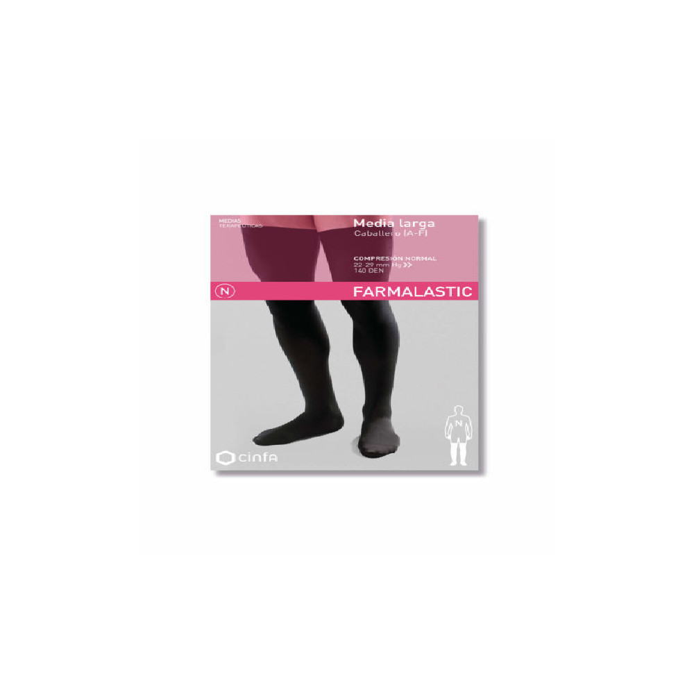 MEDIA CABALLERO LARGA (A-F) COMP NORMAL SILICONA T- MED 2 U