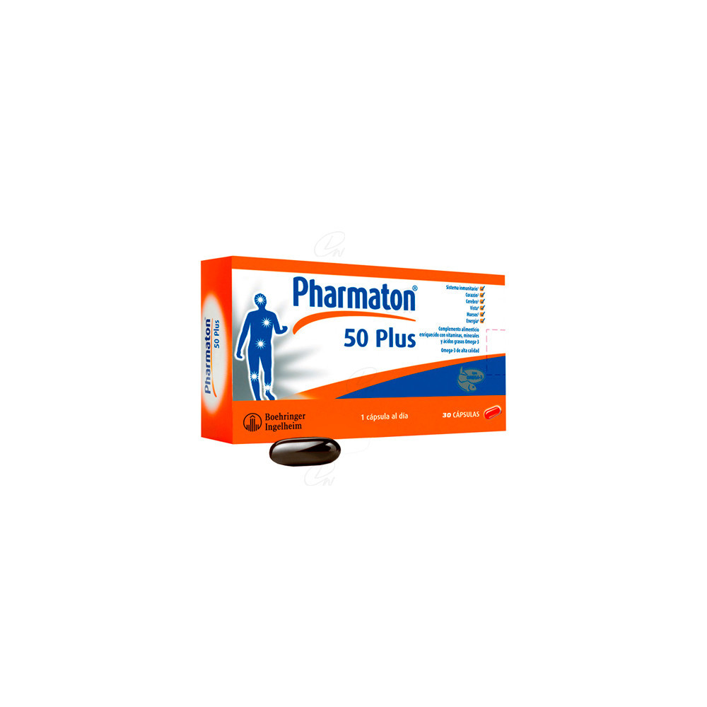 PHARMATON 50 PLUS 30 CAPS