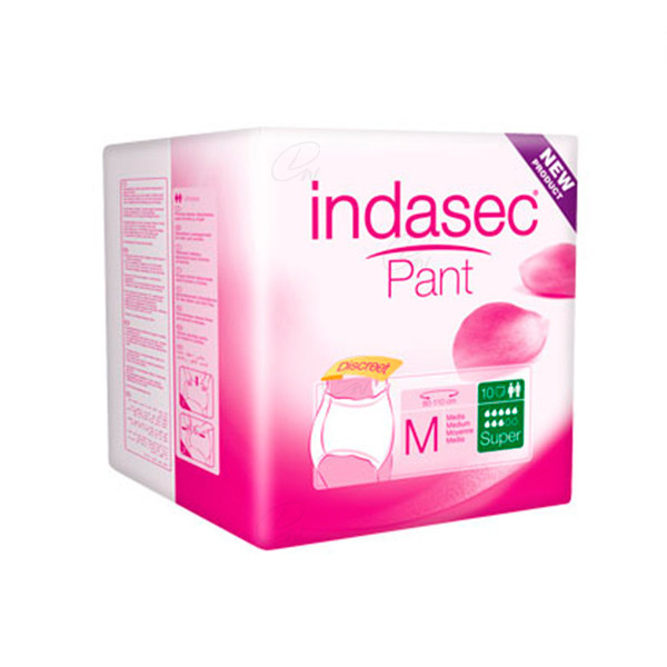 INDASEC PANT SUPER ABSORB DIA T- MEDIA 10 UDS