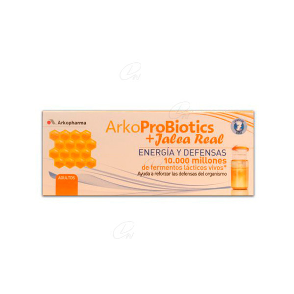ARKOPROBIOTICS ENERGIA Y DEFENSAS JALEA REAL ADULTOS 7 UNIDOSIS
