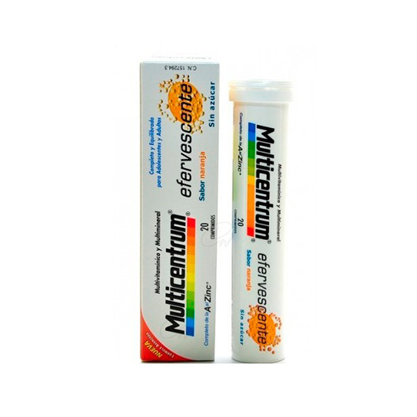 MULTICENTRUM COMP EFERVESCENTES 20 COMP EFERV