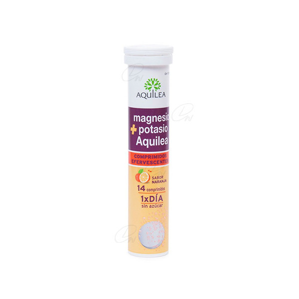 AQUILEA MAGNESIO + POTASIO 14 COMPRIMIDOS EFERVESCENTES