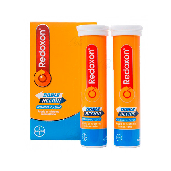 REDOXON DOBLE ACCION COMP EFERVESCENTES 15 COMP NARANJA