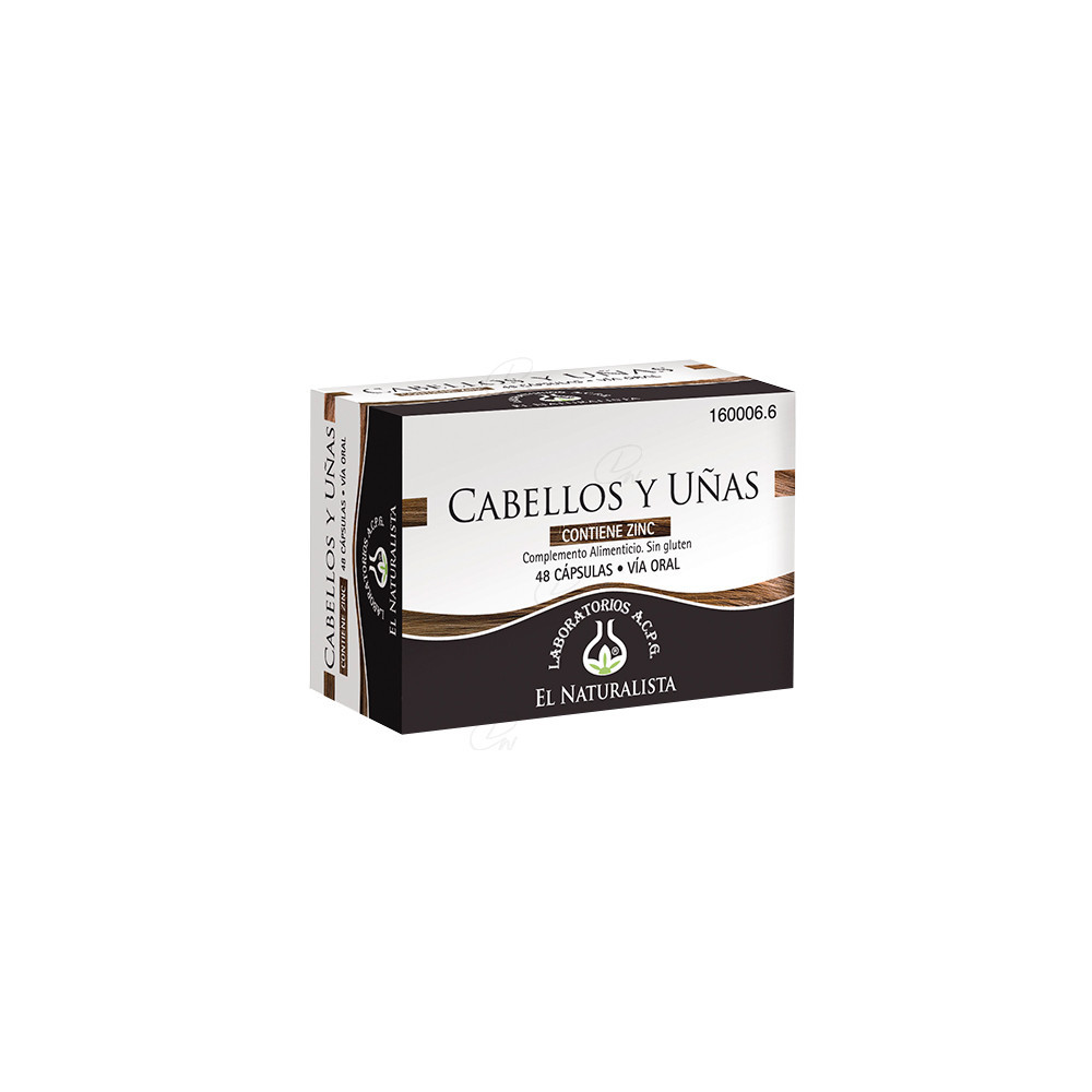 CABELLOS Y UÑAS EL NATURALISTA 48 CAPS