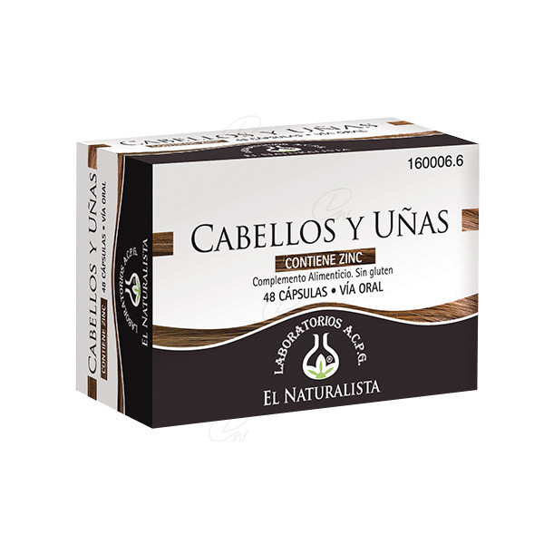CABELLOS Y UÑAS EL NATURALISTA 48 CAPS
