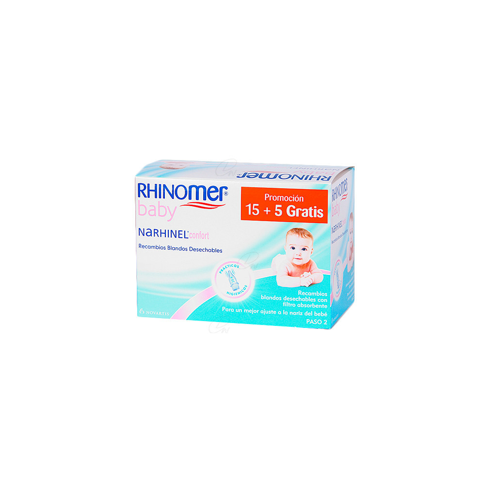 NARHINEL CONFORT ASPIRADOR RECAMBIO 20 UDS