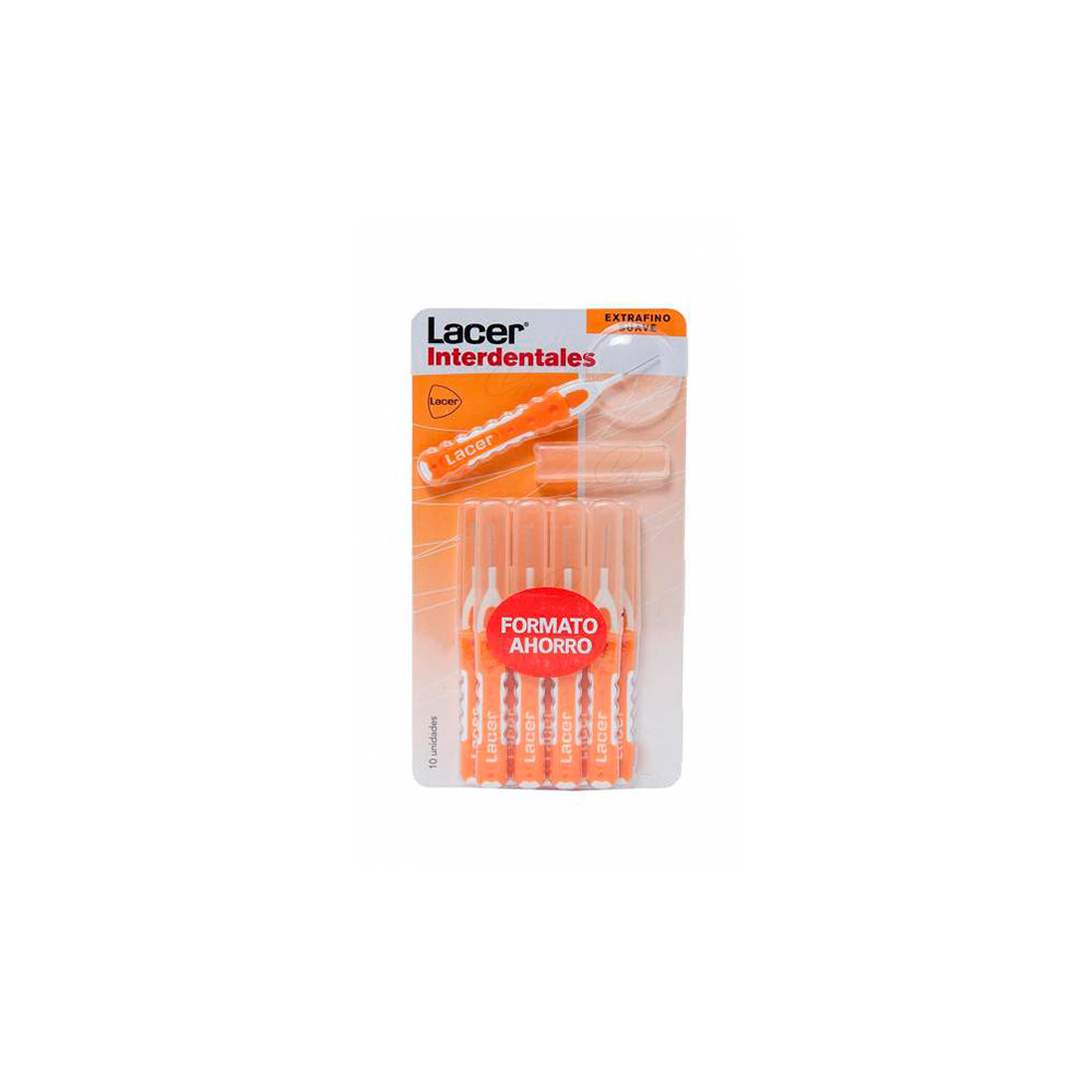 CEPILLO INTERDENTAL EXTRAFINO SUAVE RECTO 10 U