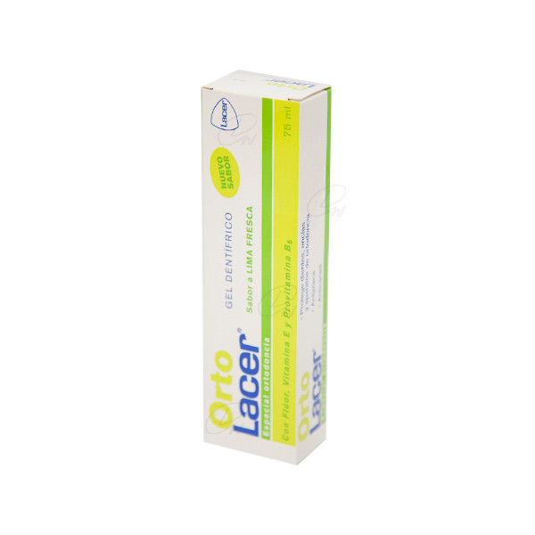 ORTOLACER GEL DENTIFRICO  75 ML LIMA FRESCA