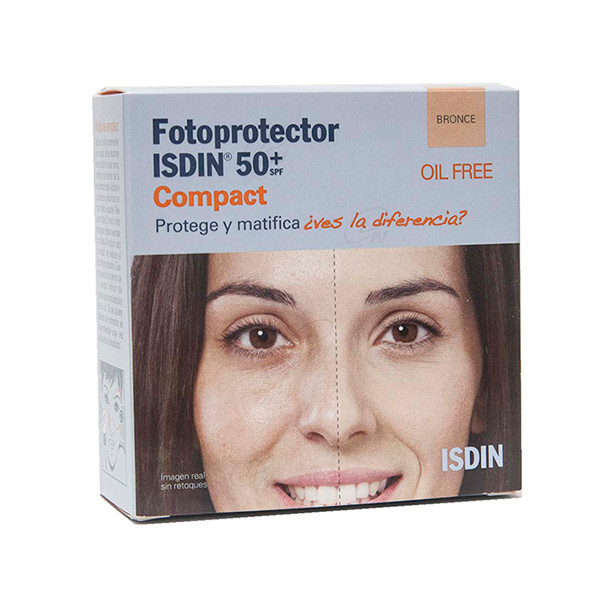 FOTOPROTECTOR ISDIN COMPACT SPF-50+ BRONCE 10 G