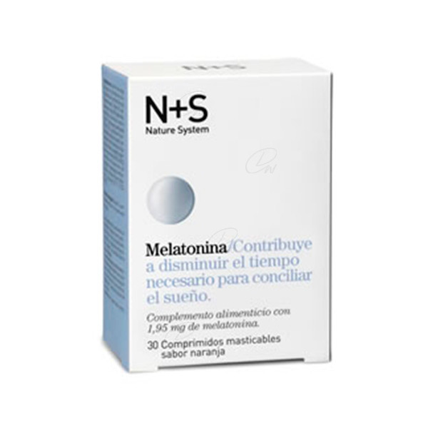 NS MELATONINA COMP MASTICABLES NARANJA 1.95 MG 30 COMP