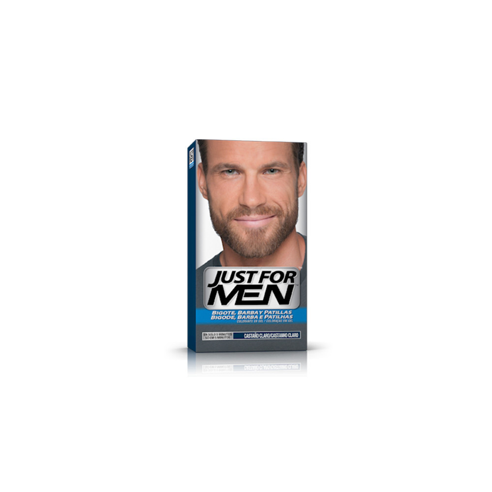 JUST FOR MEN BIGOTE Y BARBA 30 CC CASTAÑO CLARO