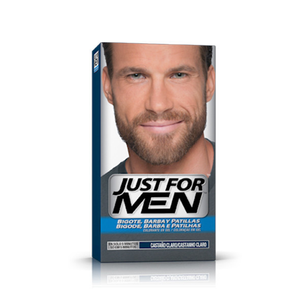 JUST FOR MEN BIGOTE Y BARBA 30 CC CASTAÑO CLARO