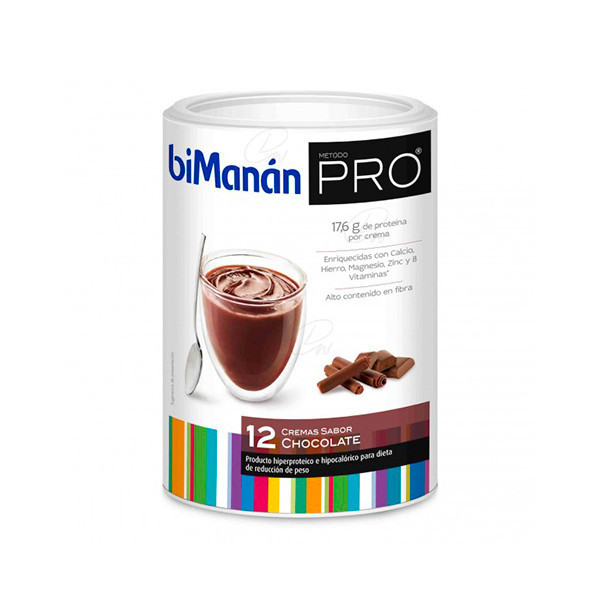 BIMANAN METODO PRO CREMA CHOCOLATE 540 G 12 DOSIS