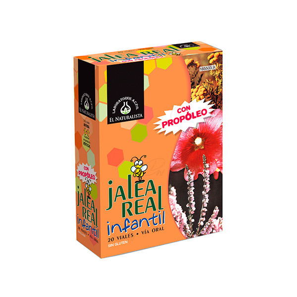 JALEA REAL INFANTIL EL NATURALISTA 100 MG 20 VIALES