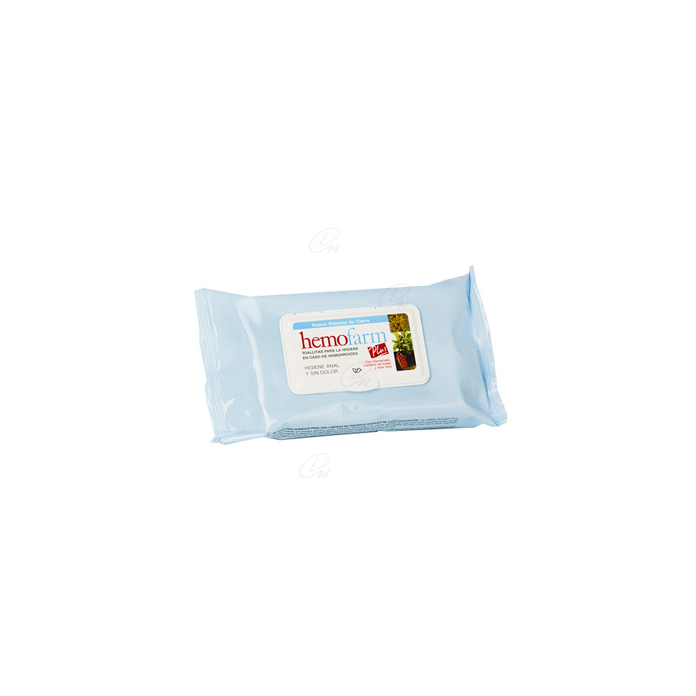 HEMOFARM PLUS TOALLITAS SOBRE 20 TOALLITAS