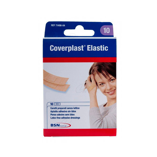 COVERPLAST ELASTIC 25  X 76 MM 10 STRIPS