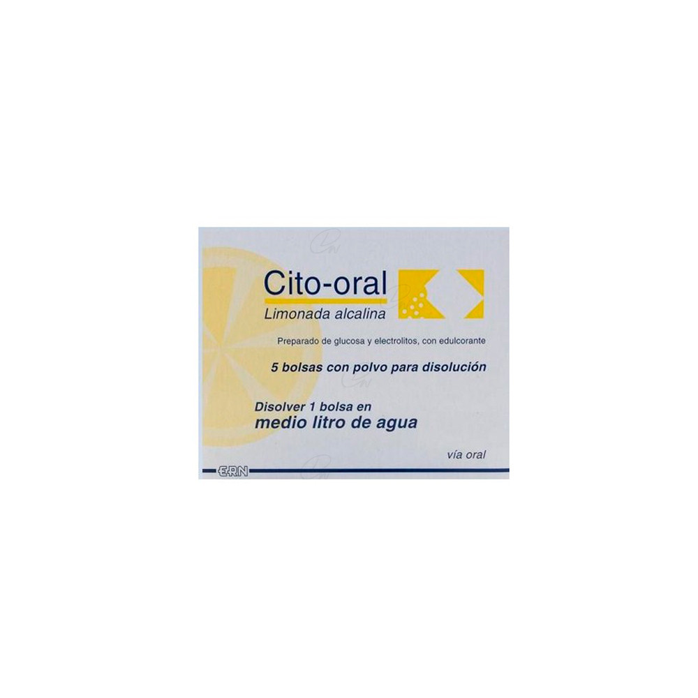 CITO-ORAL LIMONADA ALCALINA 15,28 G 5 BOLSAS
