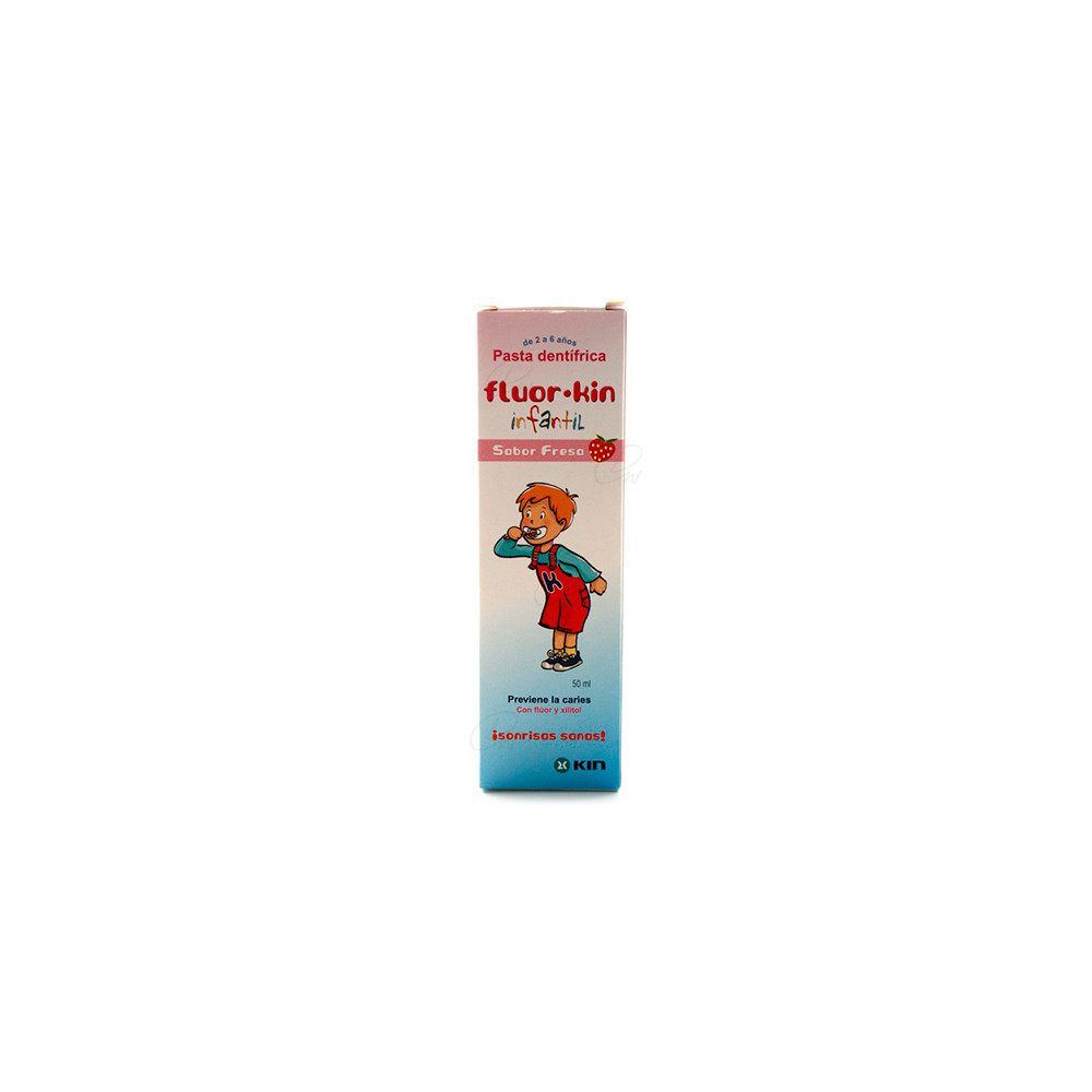 FLUOR KIN INFANTIL PASTA DENTIFRICA FRESA 50 ML
