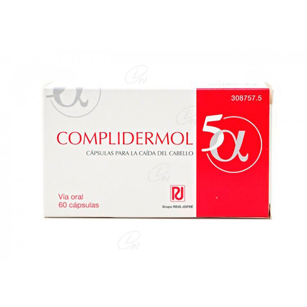 Complidermol 5 Alfa 60 cápsulas