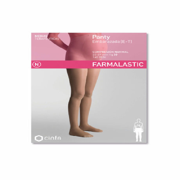 PANTY COMP NORMAL 140 DEN EMBARAZADA BEIGE T- PEQ