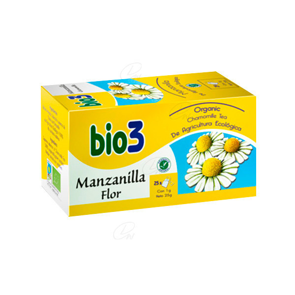 BIO3 MANZANILLA ECOLOGICA 1.5 G 25 FILTROS