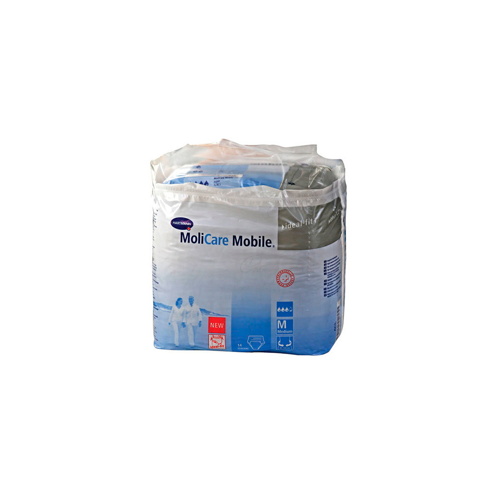 ABSORB INC ORINA LIGERA C/ SLIP MOLICARE MOBILE T LARGE 14 U