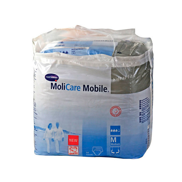 ABSORB INC ORINA LIGERA C/ SLIP MOLICARE MOBILE T LARGE 14 U