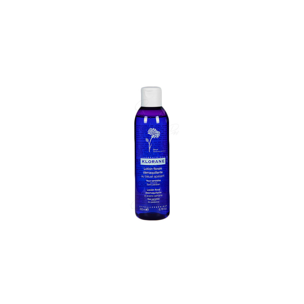 KLORANE LOCIÓN DESMAQUILLANTE DE OJOS AL ACIANO 200 ML