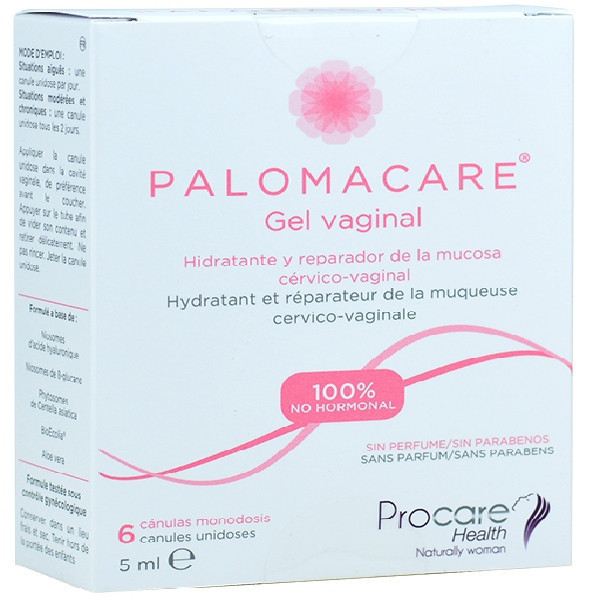 PALOMACARE GEL VAGINAL 6 CÁNULAS