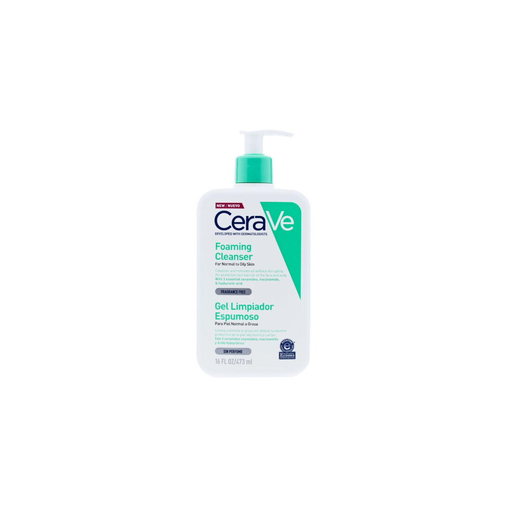 Cerave Gel Limpiador Espumoso 473 ml