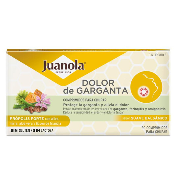 JUANOLA PROPOLIS FORTE SUAVE 20 COMP