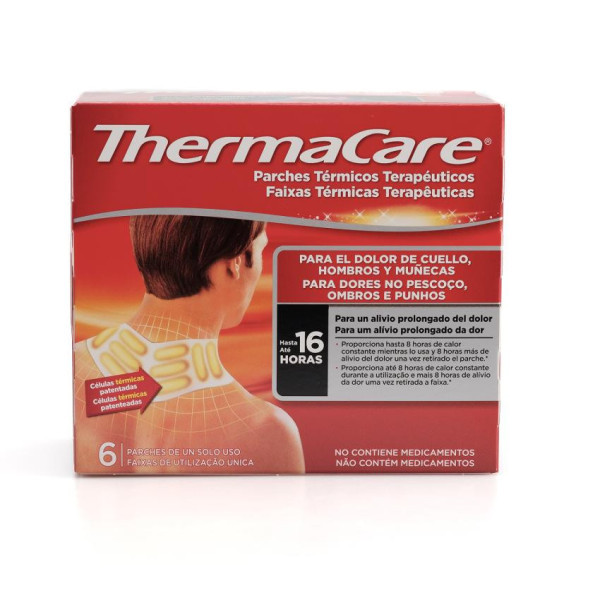 THERMACARE CUELLO HOMBRO MUÑECAS 6 U