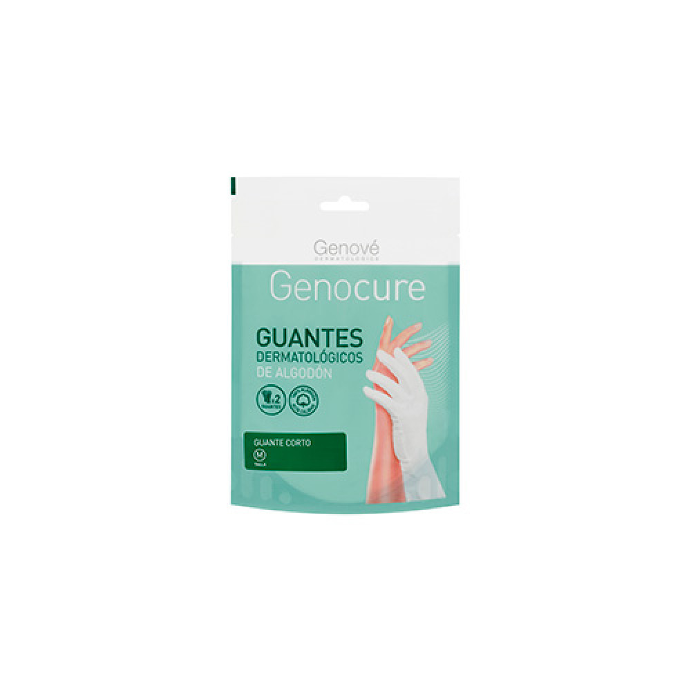 GENOCURE GUANTE ALGODÓN T-M 2U