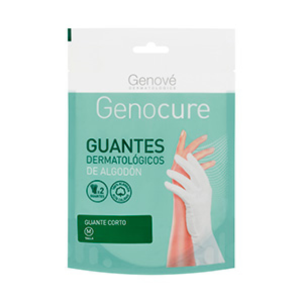 GENOCURE GUANTE ALGODÓN T-M 2U