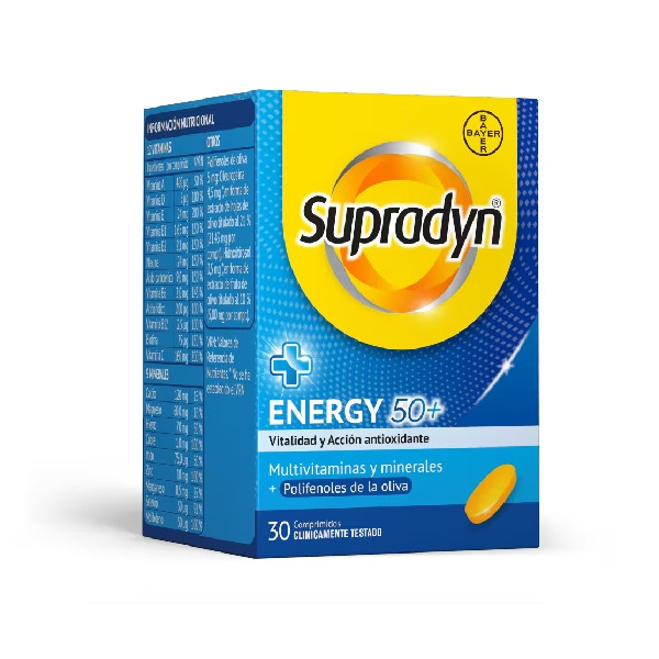 SUPRADYN ENERGY 50+ 30 COMPRIMIDOS