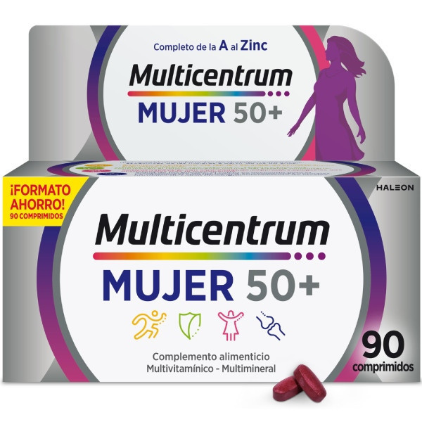MULTICENTRUM MUJER 50+ 90 COMPRIMIDOS