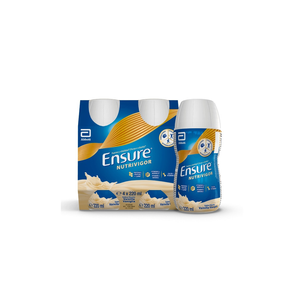 ENSURE NUTRIVIGOR VAINILLA 4 X 220 ML