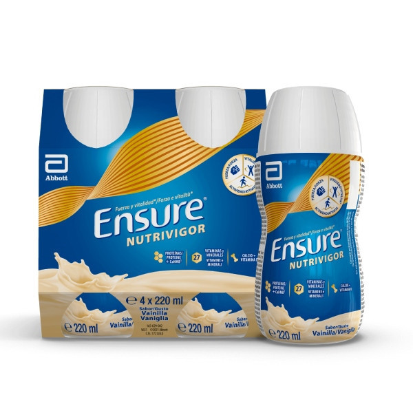 ENSURE NUTRIVIGOR VAINILLA 4 X 220 ML