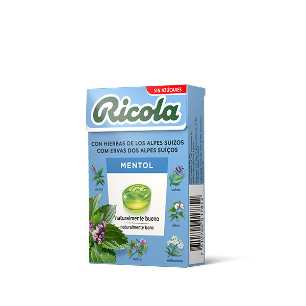 RICOLA CARAMELOS MENTOL CAJA 50 G