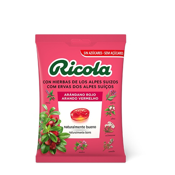 RICOLA CARAMELOS ARÁNDANO BOLSA 70 G