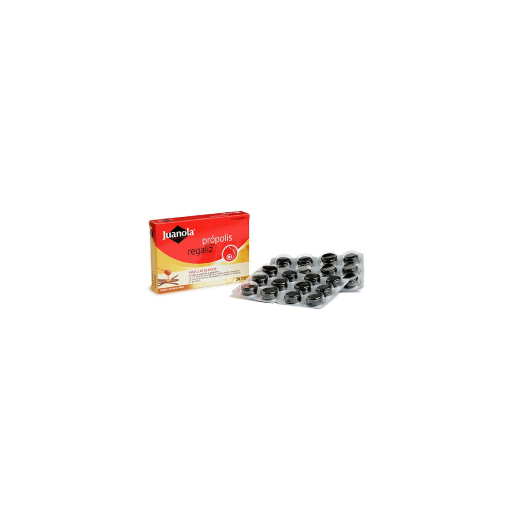 JUANOLA PRÓPILIS CON REGALIZ 24 PASTILLAS BLANDAS