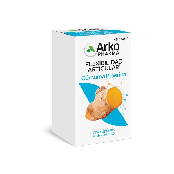 ARKOCÁPSULAS CÚRCUMA 40 CÁPSULAS