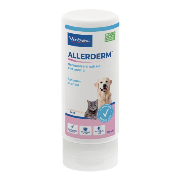 ALLEDERM CHAMPÚ PIEL NORMAL PERROS Y GATOS 250 ML